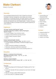 Experienced it specialist with a strong background in designing, developing, and maintaining computer systems for a diverse business clientele. French Teacher Resume Sample 2021 Writing Tips Resumekraft