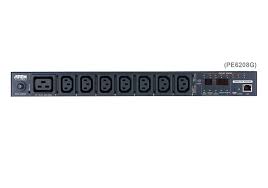 20a 16a 8 Outlet 1u Metered Switched Eco Pdu Pe6208