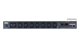 20a 16a 8 outlet 1u metered switched eco pdu pe6208