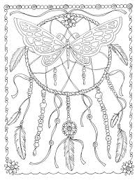 Coloring pages are not just for kids. Butterfly Dreamcatcher Coloring Page Instant Download Digital Etsy Dream Catcher Coloring Pages Coloring Pages Mandala Coloring Pages