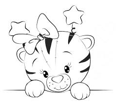 Supercoloring.com is a super fun for all ages: Lovely Cartoon Tiger Coloring Page Free Printable Coloring Pages For Kids