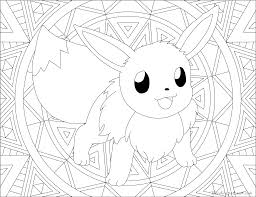 Si tu le veux pour toi tout seul, imprime. Coloriage Pokemon Mandala Evoli Novocom Top