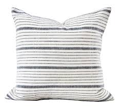 Black And White Accent Pillows White Gray Kufri Ivory Striped Accent Pillowcase Small Decorative Pillow Cotton Designer Farmhouse Throw Pillows For Couch Cushion Cover In 2020 Farmhouse Pillows Stripe Pillow White Accent Pillow