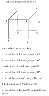 We did not find results for: Matematika Materi Kedudukan Titik Garis Dan Bidang Dalam Ruang Level Easy Brainly Co Id