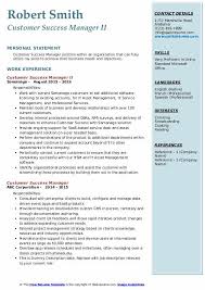 Get expert advice as you write. Customer Success Manager Resume Samples Qwikresume