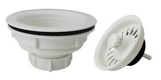 white kitchen sink strainer basket at