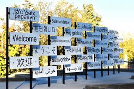 Saying welcome in european languages. Welcome Sign Greets Visitors In Dozens Of Languages The Daily Evergreen