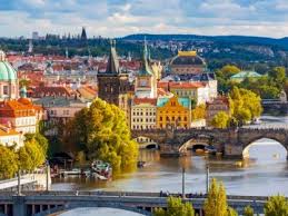 Mapa de república checa político con nombres (ciudades y capitales); Puzzle Praga Es La Capital De La Republica Checa Juegos Gratis Online En Puzzle Factory