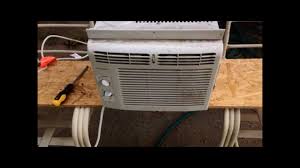 Gray vinyl window air conditioner side panel kit: Cleaning Out A Window Air Conditioner Youtube