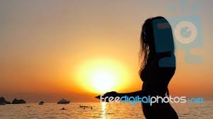 Maybe you would like to learn more about one of these? Sexy Young Woman Silhouette In The Sunset Stock Photo Royalty Free Image Id 100596069