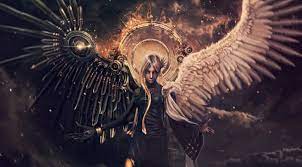 Ne Eɴd On Behance Dark Angel Wallpaper Angel Wallpaper Angels And Demons