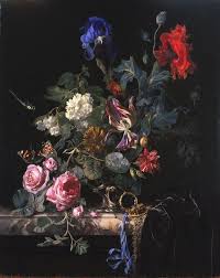 Willem Van Aelst Flowers In A Silver Vase 1663 Art Flower Painting Painting