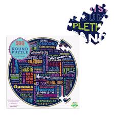 Check spelling or type a new query. Eeboo 100 Great Words 500 Piece Round Puzzle Family Jigsaw Puzzles At Crafts4kids Co Uk