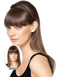 Here's an easy guide on divide gathered hair into 3 sections, as you would a normal plait. French Braid Band By Hairdo Hair Extensions Com