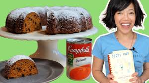 Tomato Soup Cake No Eggs No Butter No Milk Retro Recipe Retro Recipes Tomato Soup Cake Recipes