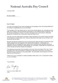 Australian Of The Year Nomination Award For Pastor Danny 3504 2456px Official Letter Email Format And Letter Sample