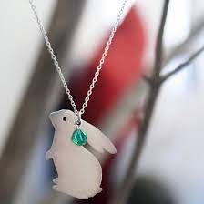 Pin By Catherine Huamani Cahuayme On Yes Please Bunny Jewelry Rabbit Jewelry Rabbit Necklaces