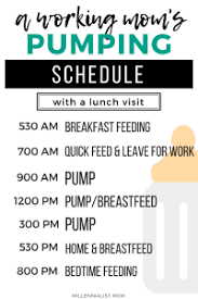 How To Create The Perfect Pumping Schedule For Work Pretty Passive