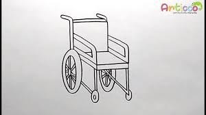 How to draw a anime character on wheelchair. How To Draw Wheelchair Step By Step Youtube