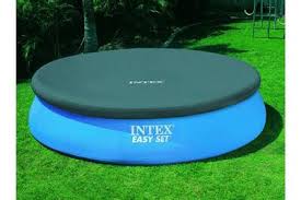 Quel est le meilleur prix pour bache piscine intex 4.57 ? Bache De Piscine Intex Bache Pour Piscine Autoportee Ronde Intex 2 44 M Darty