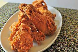 Extra Crispy Spicy Fried Chicken Recipe From From Away 3 Eggs 1 3 Cup Water 1 Cup Hot Red Peppe Spicy Fried Chicken Fried Chicken Recipes Crispy Fried Chicken