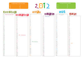 Calendrier Mural 2012 A Imprimer Godiche