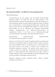 Die wechselwirkungen zwischen beiden sind bis heute gegenstand. Pdf Der Hawthorne Effekt Ein Effekt Fur Viele Gelegenheiten