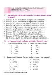 Check spelling or type a new query. Soal Ulangan Harian Matematika Kelas 4 Semester 2 Sd