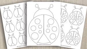 Ladybug bug clip art digital art scrapbook graphic design | etsy. 9 Free Printable Ladybug Templates Cute For Coloring Crafts The Artisan Life