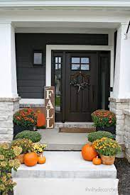 Our Modern Craftsman Front Porch Decorated For Fall Front Porch Decorating Fall Decorations Porch Fall Front Porch Decor