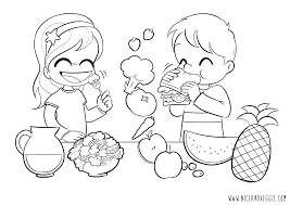 Plus, it's an easy way to celebrate each season or special holidays. Healthy Foods Coloring Pages