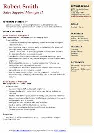 Start a free workable trial and post your ad on the most popular job boards today. Sales Support Manager Resume Samples Qwikresume