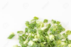 Green onions generally have a nice mild flavor that's just oniony enough to make you feel like you got something. Cut And Frozen Green Onion Stock Photo Picture And Royalty Free Image Image 119580657