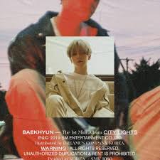 Baekhyun City Lights Album Cover Baekhyun City Lights Lyrics Mini Albums