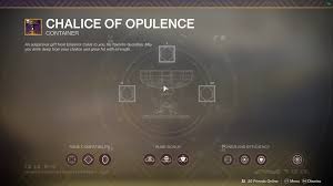Ultimate Chalice Of Opulence Combinations Guide