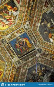 Stunning Frescoes And Ceiling Detail In Este Castle, Ferrara Italy  Editorial Image - Image of italian, dukes: 168632455