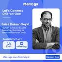 Now You can Book a one-on-one Meeting... - Faiez Hassan Seyal ...