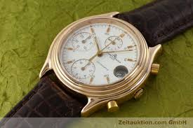 Maybe you would like to learn more about one of these? Baume Mercier Baumatic Chronograph 18 Ct Gold Automatic Kal 13283a Eta 2892a2 Ref Mv045149 143019 Zeitauktion