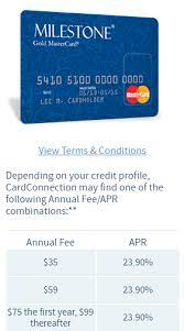 Check spelling or type a new query. Milestone Gold Credit Card Review An Honest Review Of A Bad Card Doctor Of Credit