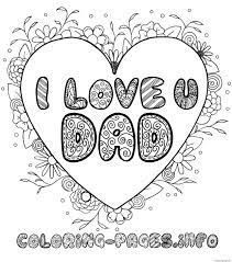 Discover thanksgiving coloring pages that include fun images of turkeys, pilgrims, and food that your kids will love to color. Fathers Day I Love You Dad Coloring Pages Printable
