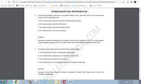 75%(4)75% found this document useful (4 votes). Contoh Soal Tes P3k Honorer Perawat Dan Jawabannya Antapedia Com
