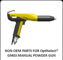 Non-OEM Parts For Gema® OptiSelect® GM03 Manual Powder Gun