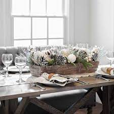 Bringing together the weathered and chilled look of fall with the fresh and golden colors of harvest creates displays that are intriguing and inviting. Rustic Cotton And Berry Crate Centerpiece Kirklands