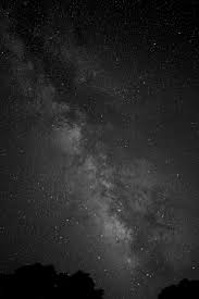 Aesthetic Black And White Sky Background Milky Way Glows In Beautiful Black And White Photo Night Sky Photos Galaxy Black And White Black And White Aesthetic