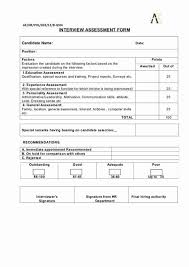 Friedman Family Assessment Model Short Form Template Lovely Interview Assessment Form Free Word Document Assessment Best Resume Template