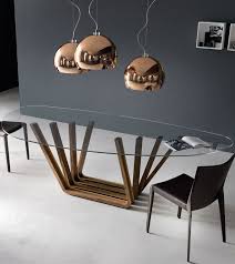 Modern And Sophisticated Taste For Cattelan Italia At Saloni Modern Dining Room Tables Oval Wood Dining Table Modern Glass Dining Table