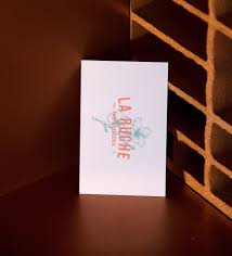 Notre Communication Pour Le Bar Restaurant La Ruche A Nantes By Studio Aa Visit Cards