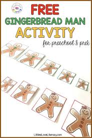 Fun And Free Ninjabread Man Activities For Preschool Pre K Gingerbread Man Activities Free Preschool Printables December Lessons