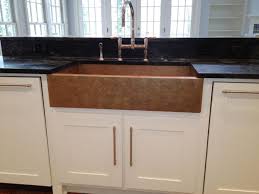 Black And Copper Kitchen Cabinets Copper Kitchen Sink White Cabinet Dark Counters New Countertops Cabin Cabinets Ikea Island Countertop Copper Kitchen Sink Copper Kitchen Copper Farmhouse Sinks