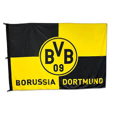 Maçın ilk yarısı da bu skorla tamamlandı. Borussia Dortmund Bvb Hissfahne Karo 180x120cm Real De